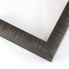 This black with brown stain frame, features a slight lifted curved profile with darken lines and natural wood finish.

1-1/4 " width: ideal for small artwork. The clean modern lines and natural details of this frame make it the perfect fit for a wide variety of paintings, photos and giclee prints.

Kyoto II Collection